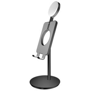 Soporte regulable para celular con luz y base