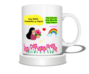Taza Motivadora Para Mujer Empoderada Y Valiosa
