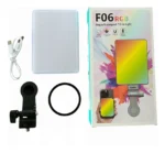 Lámpara recargable RBG F06 con clip