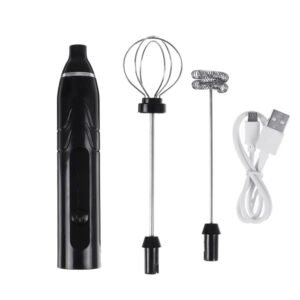 Mini Batidor Revolvedor De Café Y Espuma Leche Recargable